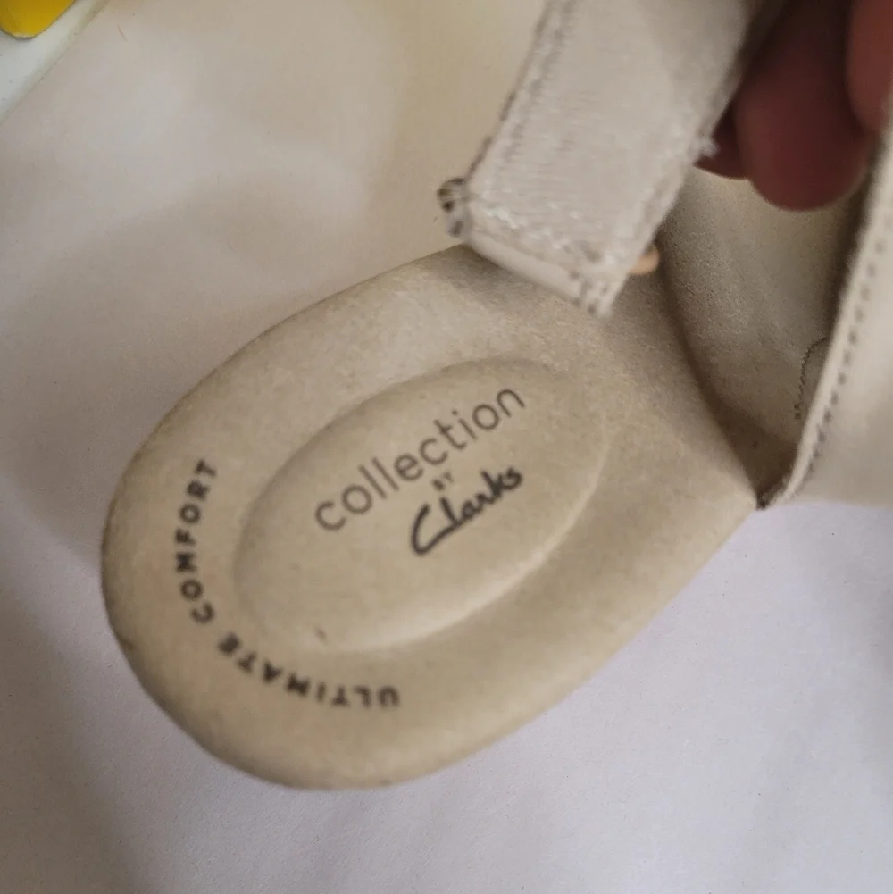Clarks Annadel Cork Wedge Sandals Size 11